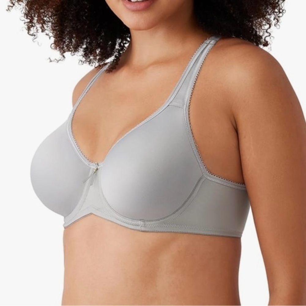 Wacoal Basic Beauty Spacer Underwire T-Shirt Bra Ultimate Grey # 853192 EUC